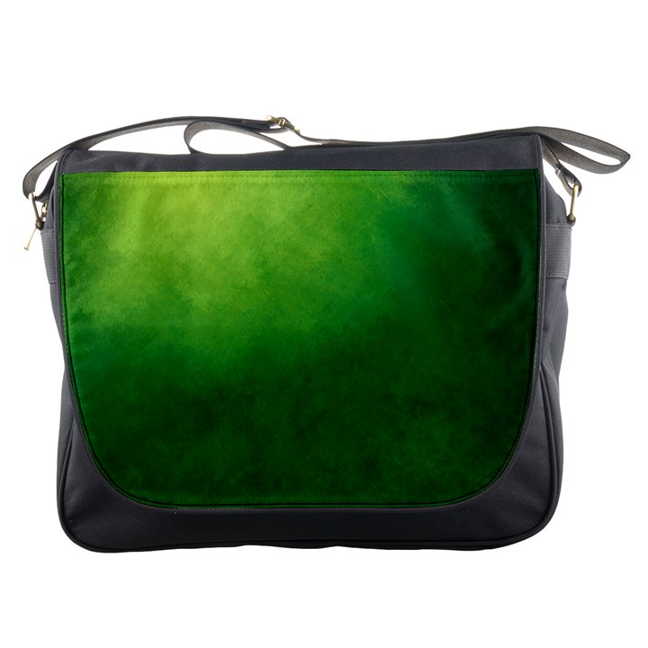 Light Green Abstract Messenger Bag