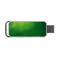 Light Green Abstract Portable Usb Flash (one Side) by nateshop