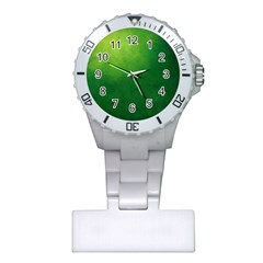 Light Green Abstract Plastic Nurses Watch by nateshop