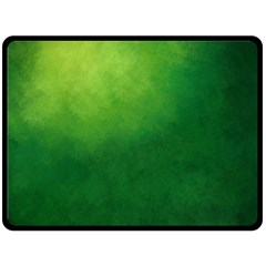 Light Green Abstract Double Sided Fleece Blanket (large)  by nateshop