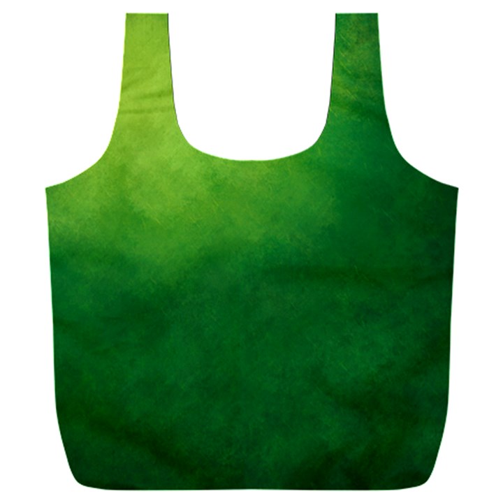 Light Green Abstract Full Print Recycle Bag (XXL)