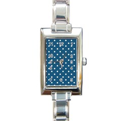 Polka-dots Rectangle Italian Charm Watch by nateshop