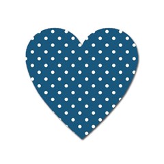 Polka-dots Heart Magnet by nateshop