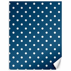 Polka-dots Canvas 12  X 16  by nateshop