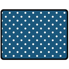 Polka-dots Double Sided Fleece Blanket (large)  by nateshop