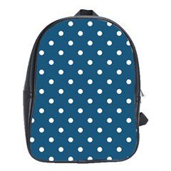 Polka-dots School Bag (xl) by nateshop