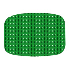 Light Green Christmas Tree Mini Square Pill Box by nateshop