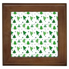 Christmas-trees Framed Tile by nateshop