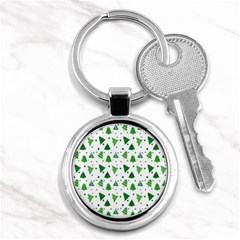 Christmas-trees Key Chain (round) by nateshop