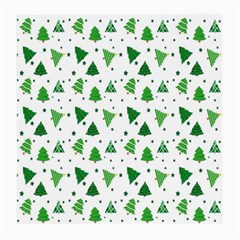 Christmas-trees Medium Glasses Cloth (2 Sides) by nateshop