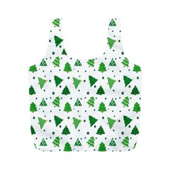 Christmas-trees Full Print Recycle Bag (m) by nateshop