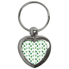 Christmas-trees Key Chain (heart) by nateshop