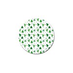 Christmas-trees Golf Ball Marker Front