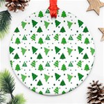 Christmas-trees Ornament (Round) Front