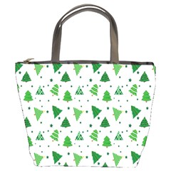 Christmas-trees Bucket Bag by nateshop