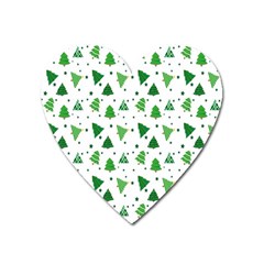 Christmas-trees Heart Magnet