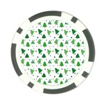 Christmas-trees Poker Chip Card Guard (10 pack) Front