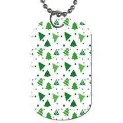 Christmas-trees Dog Tag (two Sides) by nateshop