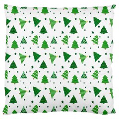 Christmas-trees Large Cushion Case (two Sides) by nateshop