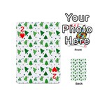 Christmas-trees Playing Cards 54 Designs (Mini) Front - Heart2