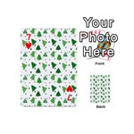 Christmas-trees Playing Cards 54 Designs (Mini) Front - Heart7