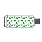 Christmas-trees Portable USB Flash (Two Sides) Back