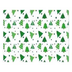 Christmas-trees Double Sided Flano Blanket (large)  by nateshop