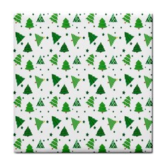 Christmas-trees Tile Coaster by nateshop