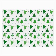 Christmas-trees Large Glasses Cloth by nateshop