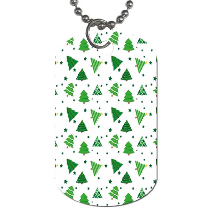 Christmas-trees Dog Tag (One Side)