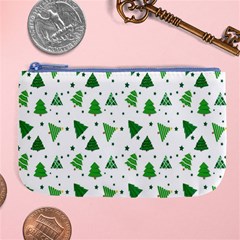 Christmas-trees Large Coin Purse by nateshop