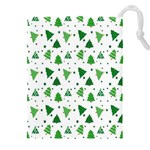 Christmas-trees Drawstring Pouch (5XL) Front