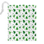 Christmas-trees Drawstring Pouch (5XL) Back