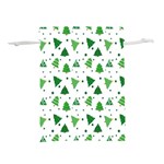 Christmas-trees Lightweight Drawstring Pouch (S) Front