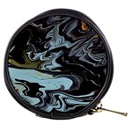 Abstract Painting Black Mini Makeup Bag Front