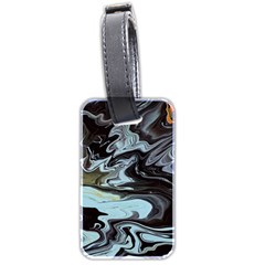 Abstract Painting Black Luggage Tag (two Sides) by nateshop