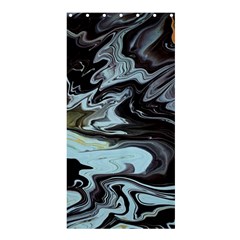 Abstract Painting Black Shower Curtain 36  X 72  (stall)  by nateshop