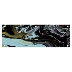 Abstract Painting Black Banner And Sign 6  X 2 