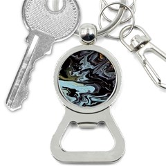 Abstract Painting Black Bottle Opener Key Chain by nateshop