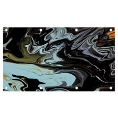 Abstract Painting Black Banner And Sign 7  X 4 