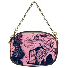 Abstract Painting Pink Chain Purse (one Side) by nateshop