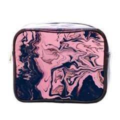 Abstract Painting Pink Mini Toiletries Bag (one Side) by nateshop