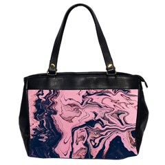 Abstract Painting Pink Oversize Office Handbag (2 Sides) by nateshop