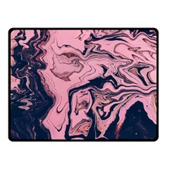 Abstract Painting Pink Fleece Blanket (small) by nateshop