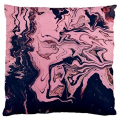 Abstract Painting Pink Large Flano Cushion Case (two Sides) by nateshop