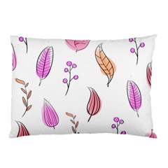 Leaves-pink Pillow Case (two Sides) by nateshop