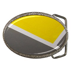 Pattern Yellow And Gray Belt Buckles by nateshop