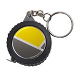 Pattern Yellow And Gray Measuring Tape Front