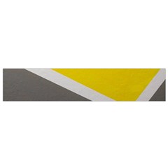 Pattern Yellow And Gray Small Flano Scarf by nateshop