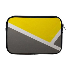 Pattern Yellow And Gray Apple Macbook Pro 17  Zipper Case by nateshop